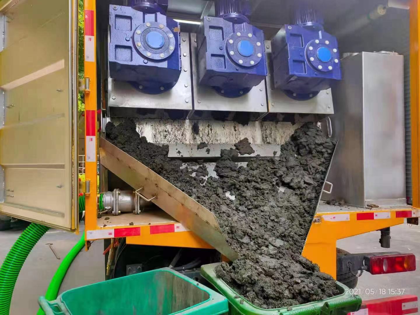 潍城化粪池清掏城市维护站-泥浆净化干湿分离处理